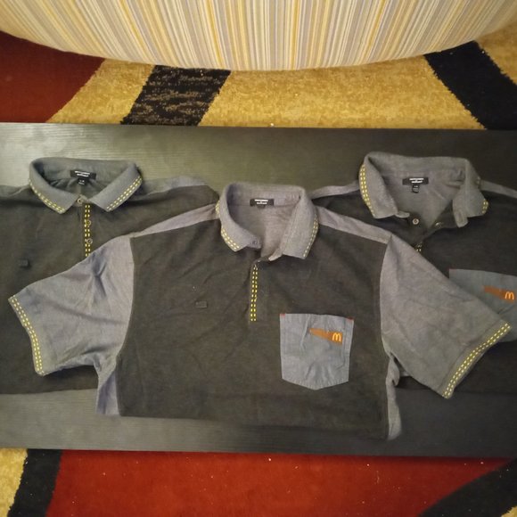 SET OF 3 - McDonald’s Timeless Elements Uniform Shirt - Size L - Picture 7 of 8